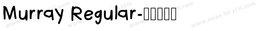 Murray Regular字体转换